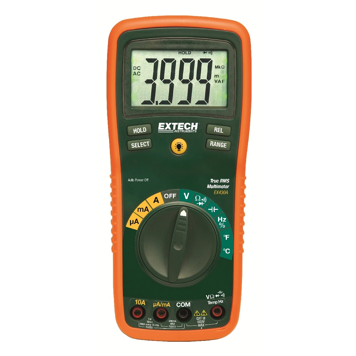 Ex430 EXTECH EX430A - 11 Funktioner True RMS Professional MultiMeter | Köp på ...
