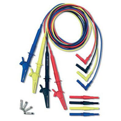 Avsäkrat Sladdset, 1Kv, Cat III, 2 meter, 4-Pack