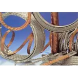 Rund Cu-fläta med PVC-isolering