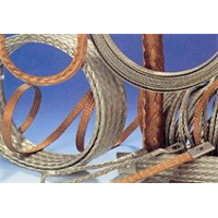 Flat Cu-fläta, blank eller förtent