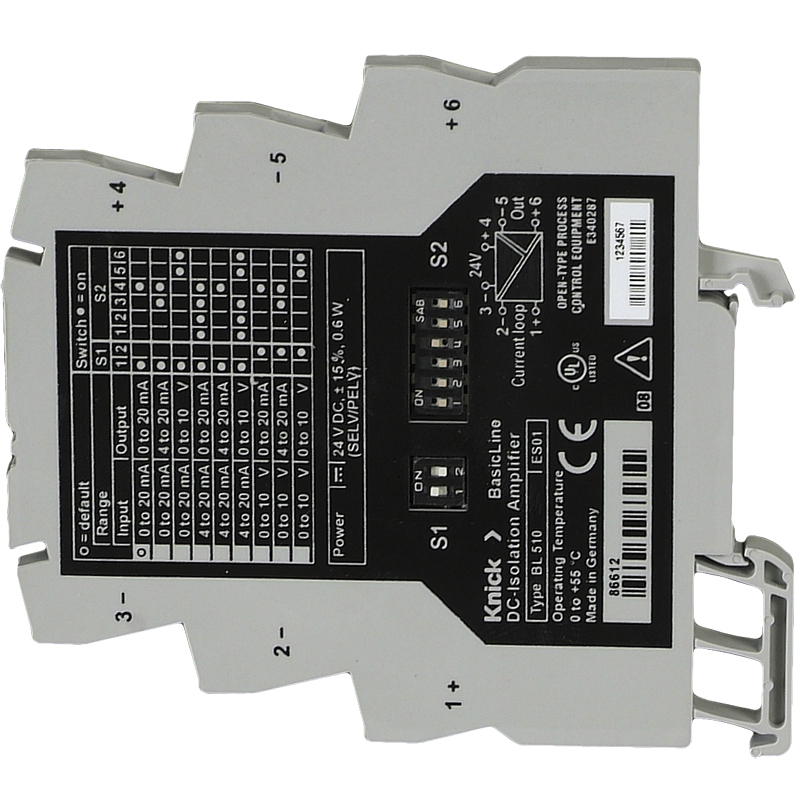 Knick BL510 Kompakt isolationsförstärkare för standard processignaler