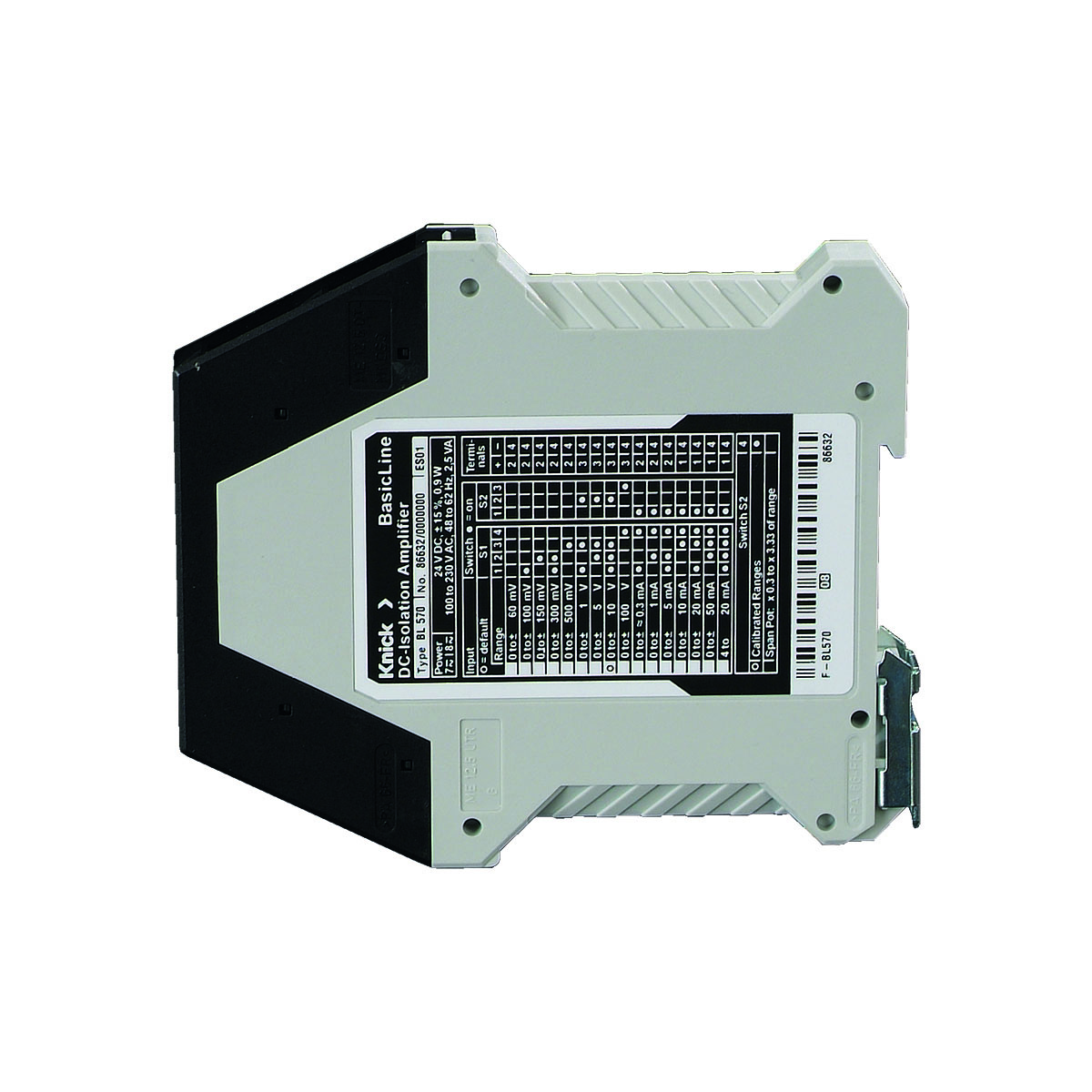 Knick BL570 Mångsidig isolationsförstärkare, 480 valbara in/utsignaler