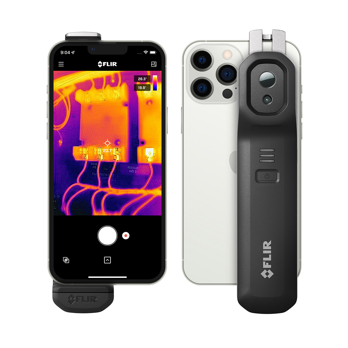 FLIR Edge Värmekamera, 80 x 60, -20°C till +120°C, för IOS/And.
