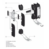 Täcksidor säkringshållare NH
