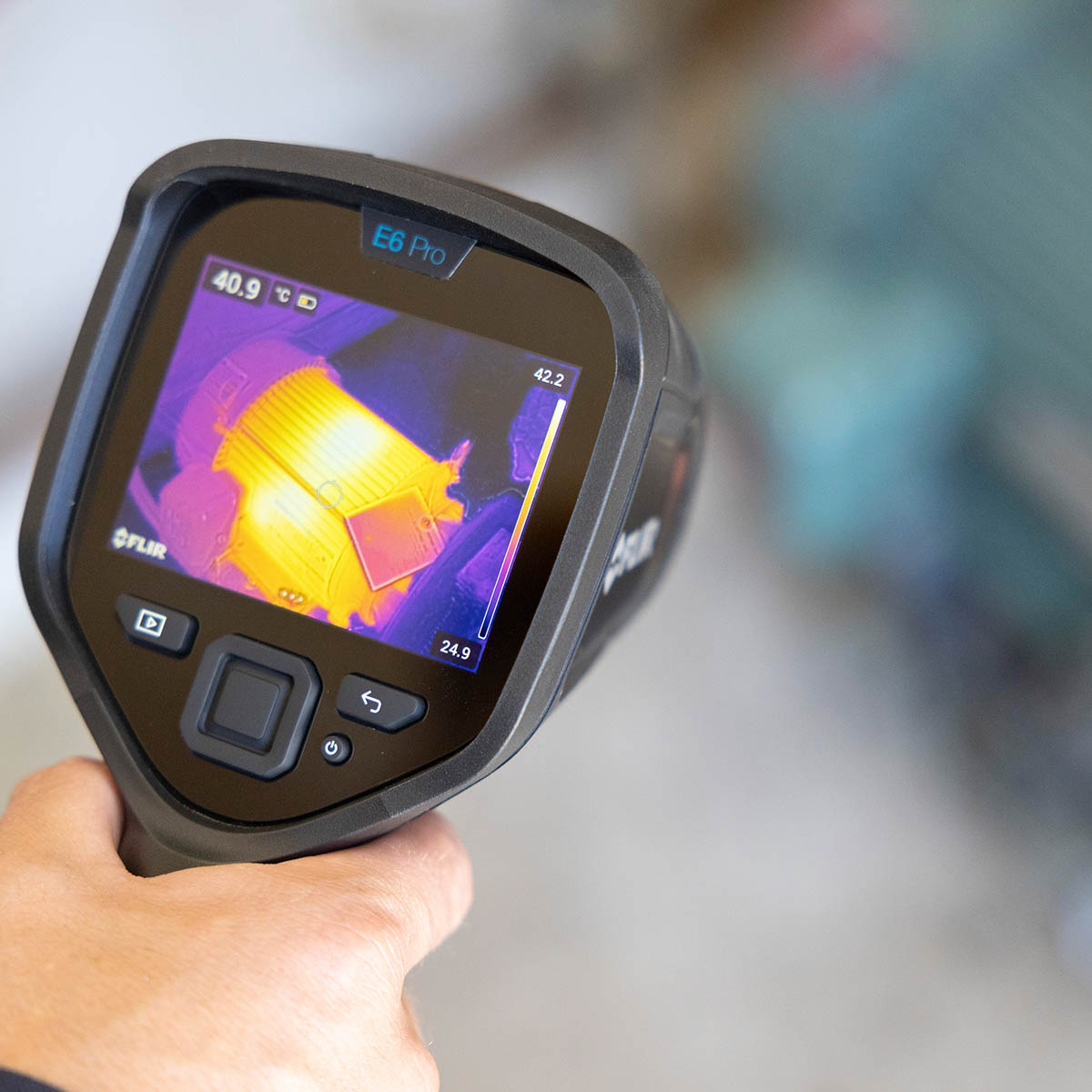 FLIR E6 Pro Värmekamera, 240 x 180 pixlar, -20°C till +550°C