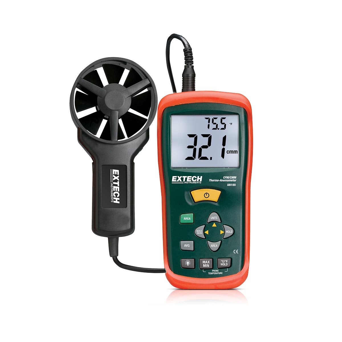 EXTECH AN100 - Mini Termo-Anemometer CFM/CMM
