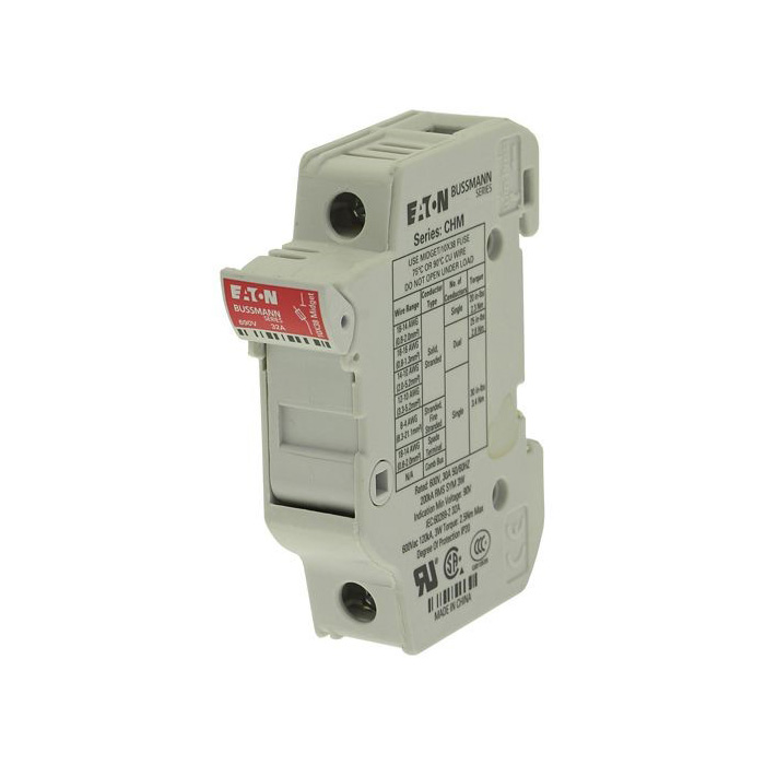 Säkringshållare för Cylindersäkring 10x38mm