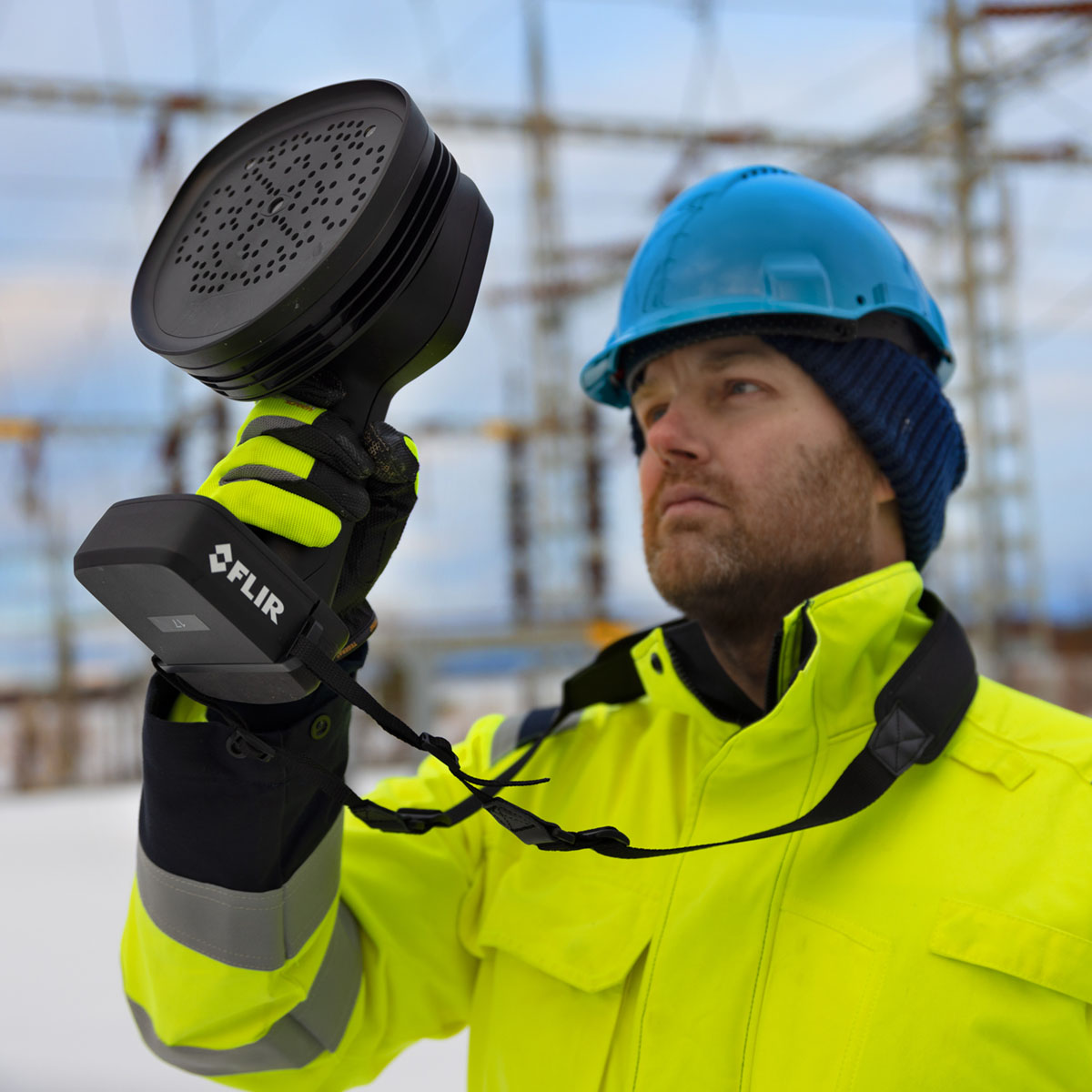 Flir Si2-Pro akustisk bildkamera för läckagedetektering, partiell urladdning