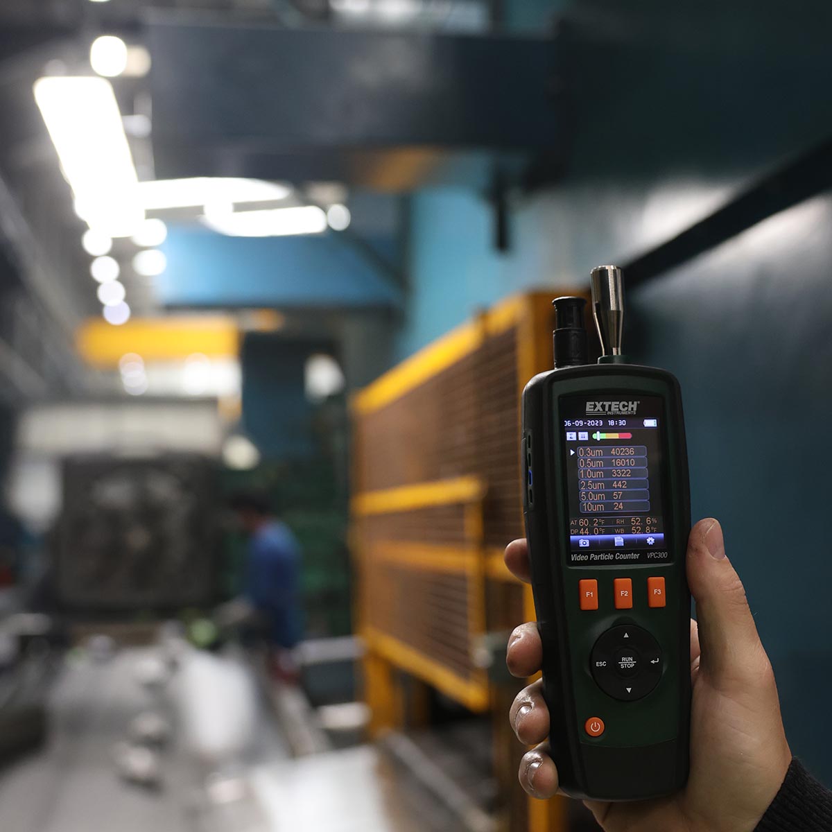 EXTECH VPC300 - Videopartikelräknare med inbyggd kamera