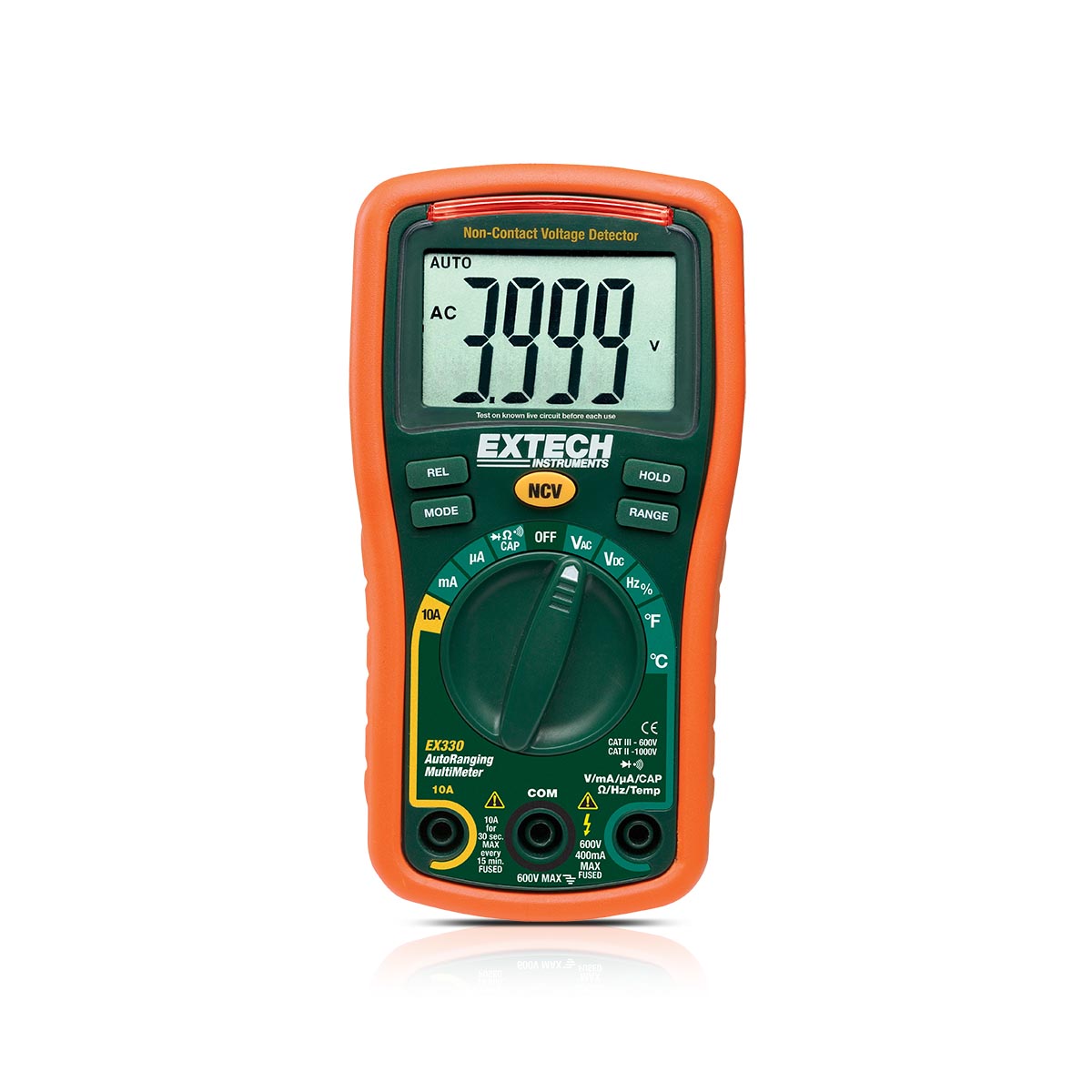 EXTECH EX330 - Multimeter W/NCV, 4000 CT