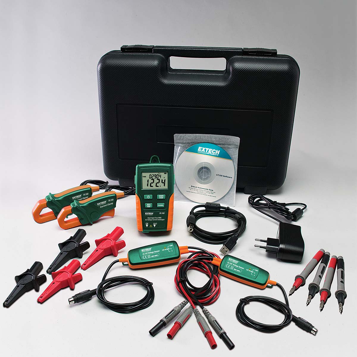 EXTECH DL160 - Dual Input True RMS AC Voltage/Current Datalogger