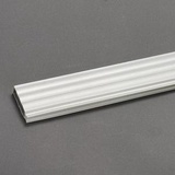 01244 Beröringsskydd för skena 12-30x5mm. L= 1m