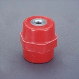303008 Isolator M8x30mm, med invändig gänga (Röd)