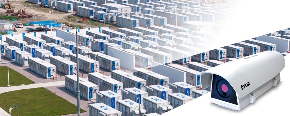 Förebygg brand med termisk övervakning av batterilagringssystem