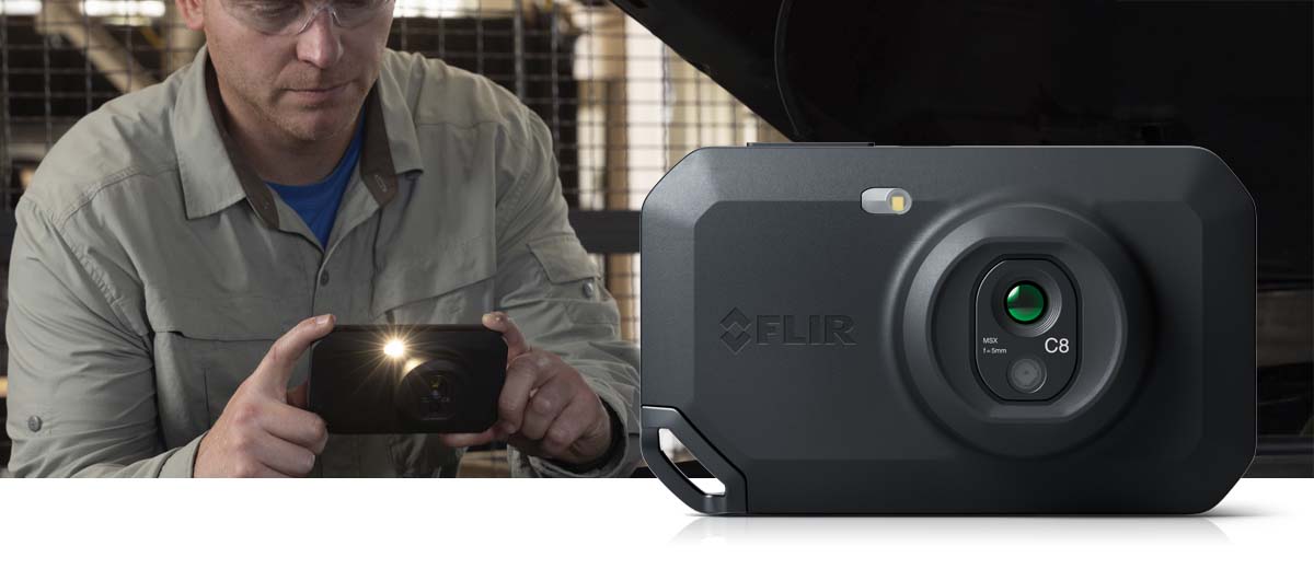 Världsnyhet! FLIR C8 nu äntligen med 320x240 pixlar