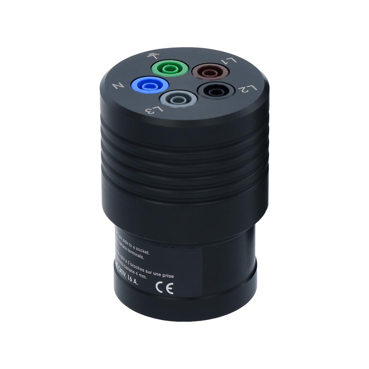 Gossen Metrawatt Metraline A3-16, 5-polig 3-fasadapter, 16A CEE-uttag