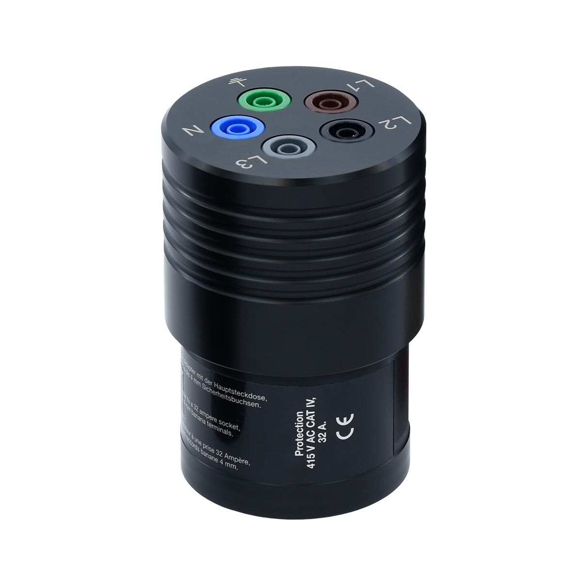 Gossen Metrawatt Metraline A3-32, 5-polig 3-fasadapter, 32A CEE-uttag