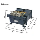 Bender ES710/8000LG-GL Grön IT liggande 230/230V 8 kVA