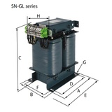 Bender ES710/4000-GL Grön IT 4 kVA standard utf