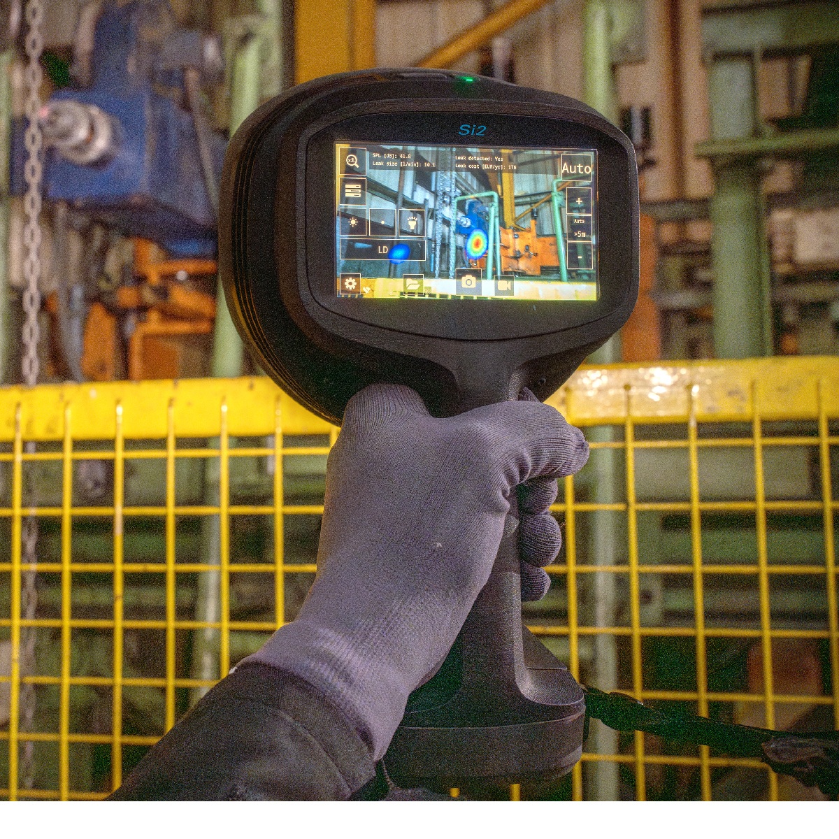 FLIR Si2-LD akustisk kamera för trycksatt läcksökning & mekanisk feldetektering