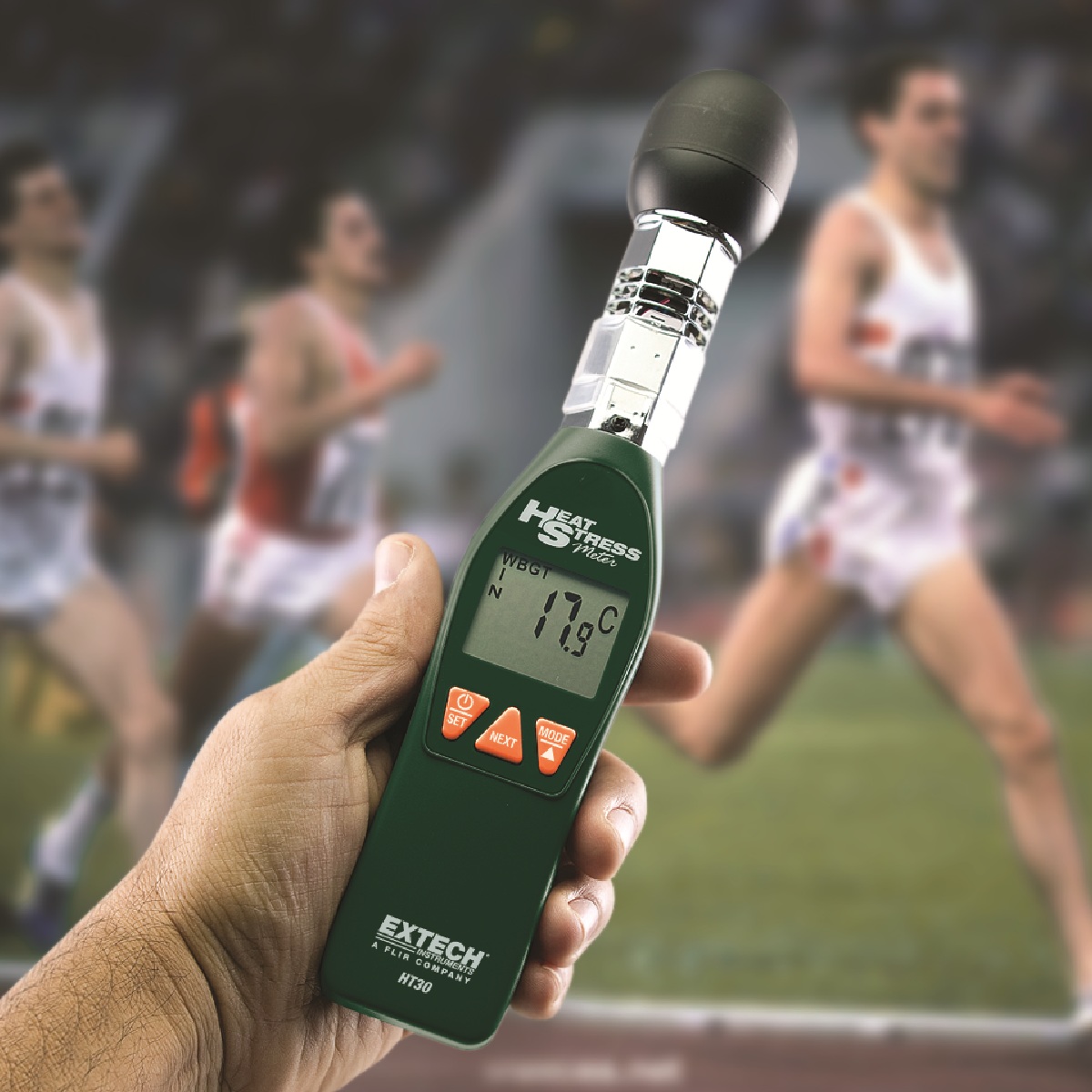 EXTECH HT30 Hygrometer och temperaturmätare 0-80°C