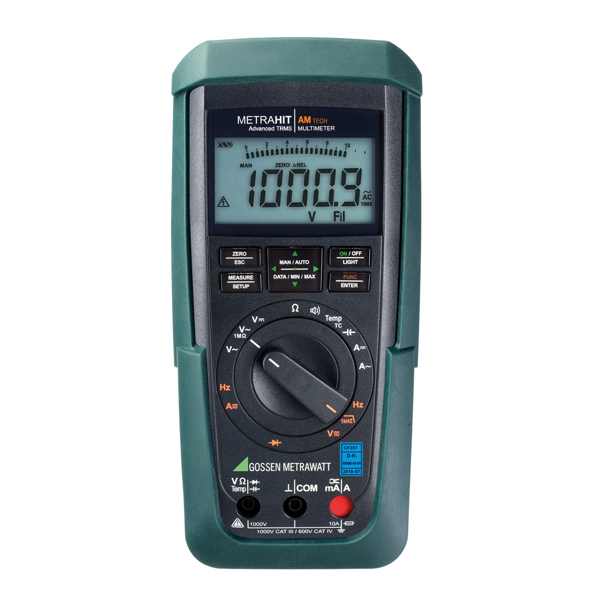 Gossen Metrawatt Metrahit AM TECH+GH TRMS multimeter, 12 000 siffror