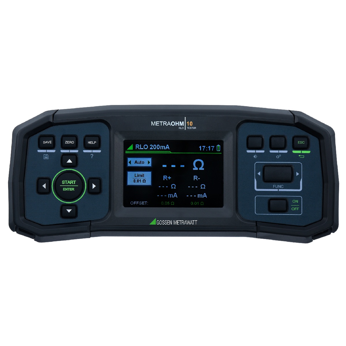 Gossen Metrawatt Metraohm 10 Resistansmätare låg-ohmmätare, 99.9 Ohm