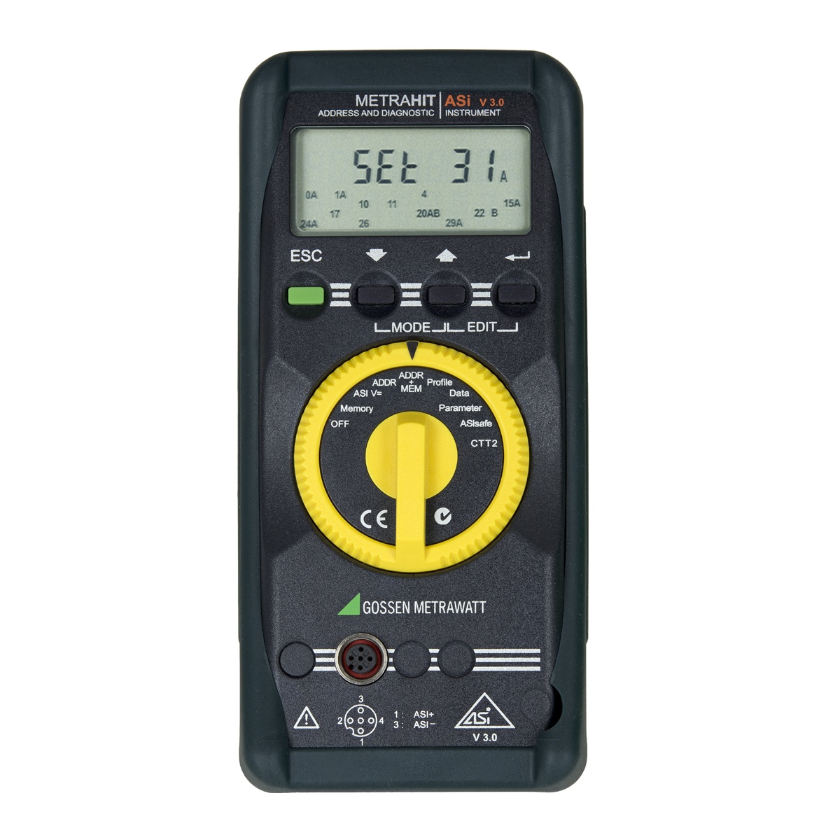 Gossen Metrawatt Metrahit Asi v3.0 ASi Bus Tester för diagnostik