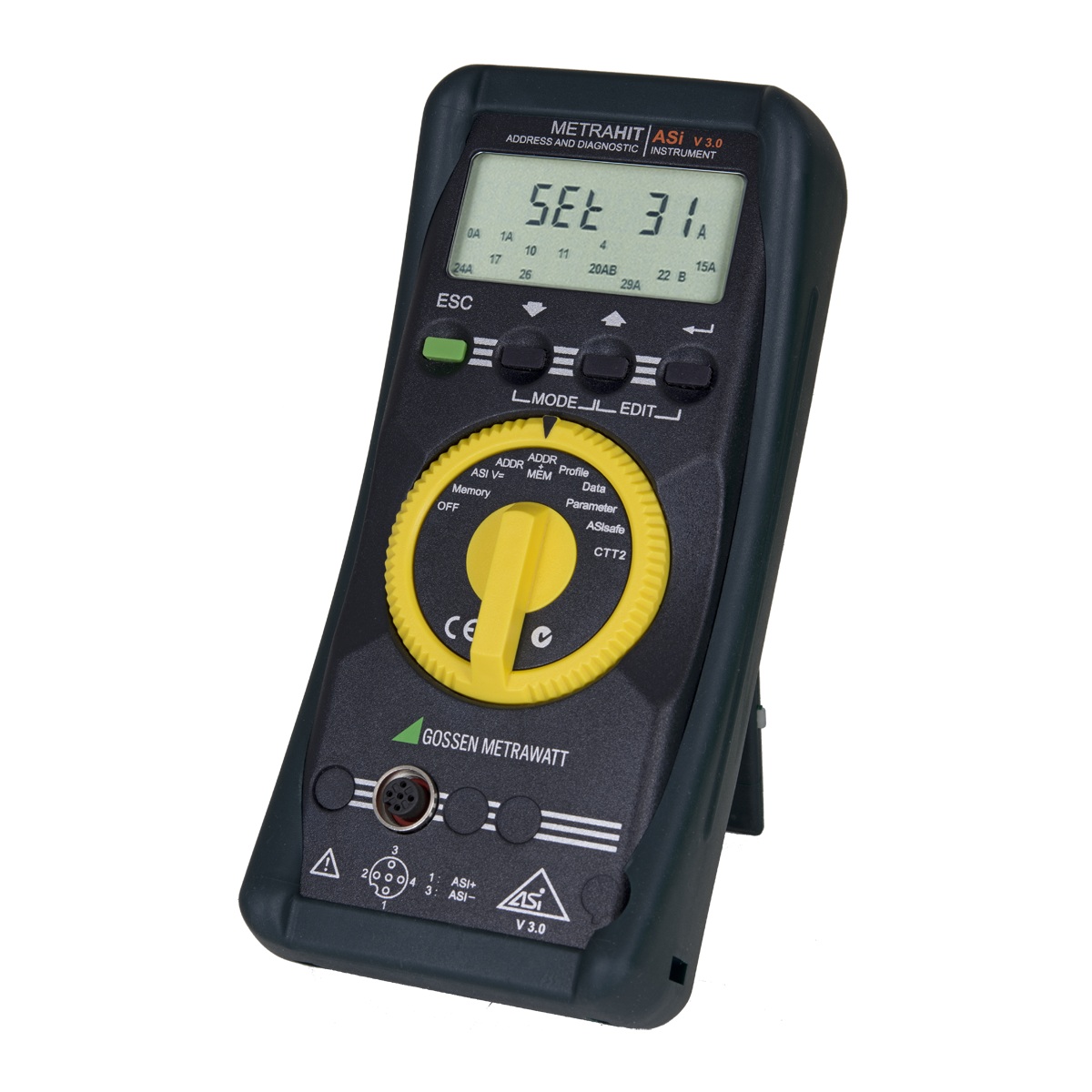 Gossen Metrawatt Metrahit Asi v3.0 ASi Bus Tester för diagnostik