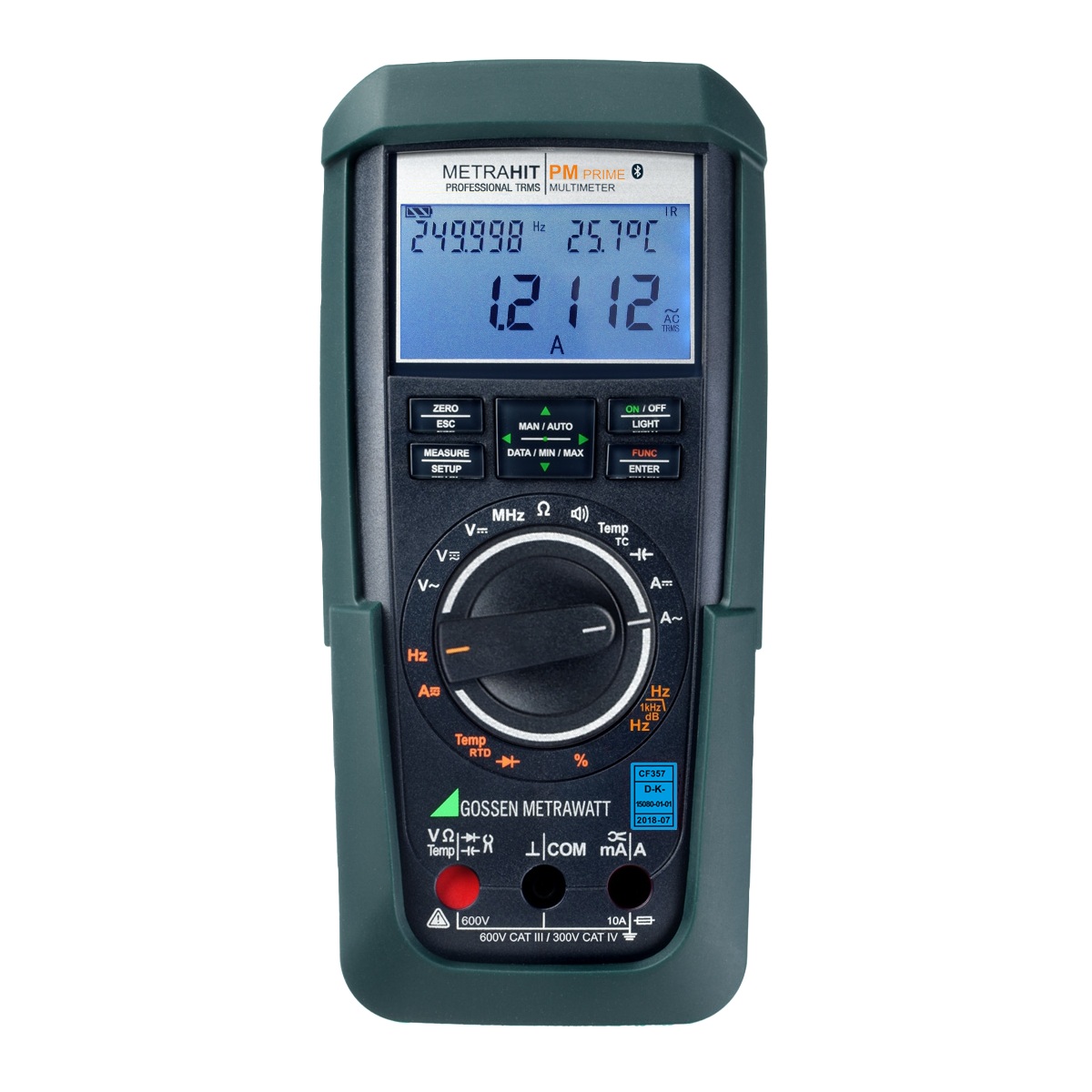 Gossen Metrawatt Metrahit PM PRIME BT Högupplöst TRMS multimeter