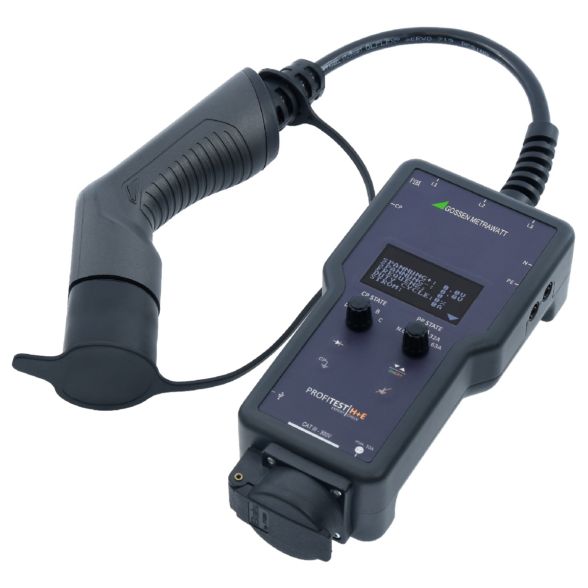 Gossen Metrawatt Profitest H+E EXPERT CHECK testare för AC-laddpunkter
