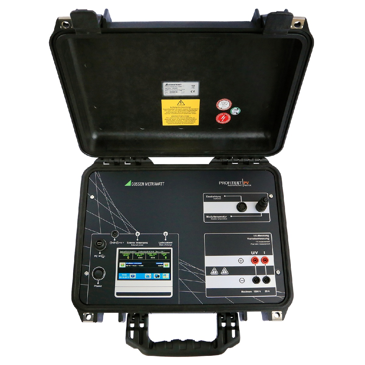 Gossen Metrawatt Profitest PV1500 PV-testare med analys