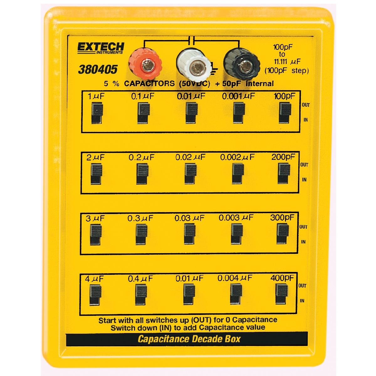 EXTECH 380405 - Kapacitans substitutions box