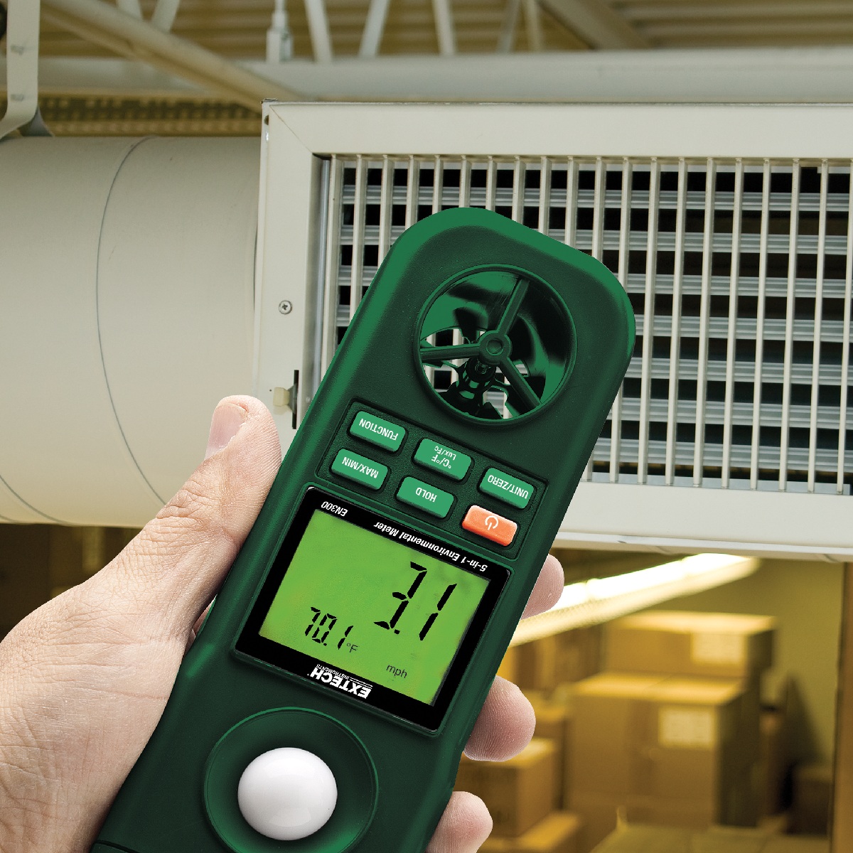 EXTECH EN300 - 5-i-1 miljömätare