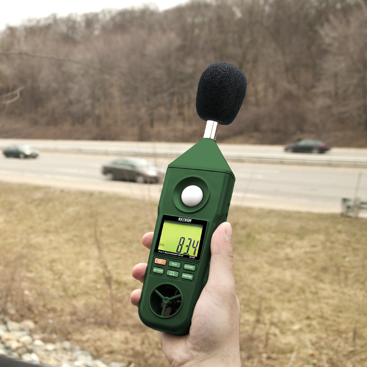 EXTECH EN300 - 5-i-1 miljömätare