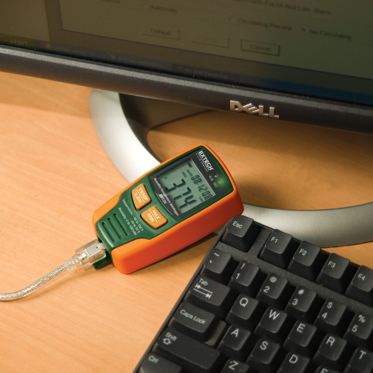 EXTECH RHT20 - Fukt- och temperaturdatalogger W/LCD