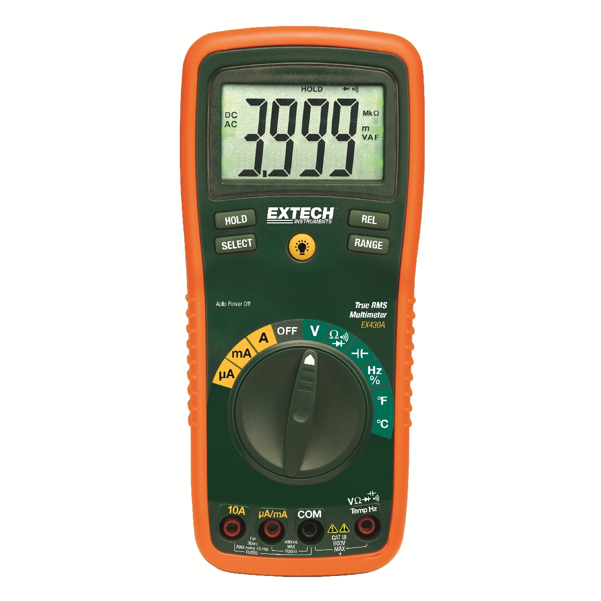 EXTECH EX430A - 11 Funktioner True RMS Professional MultiMeter