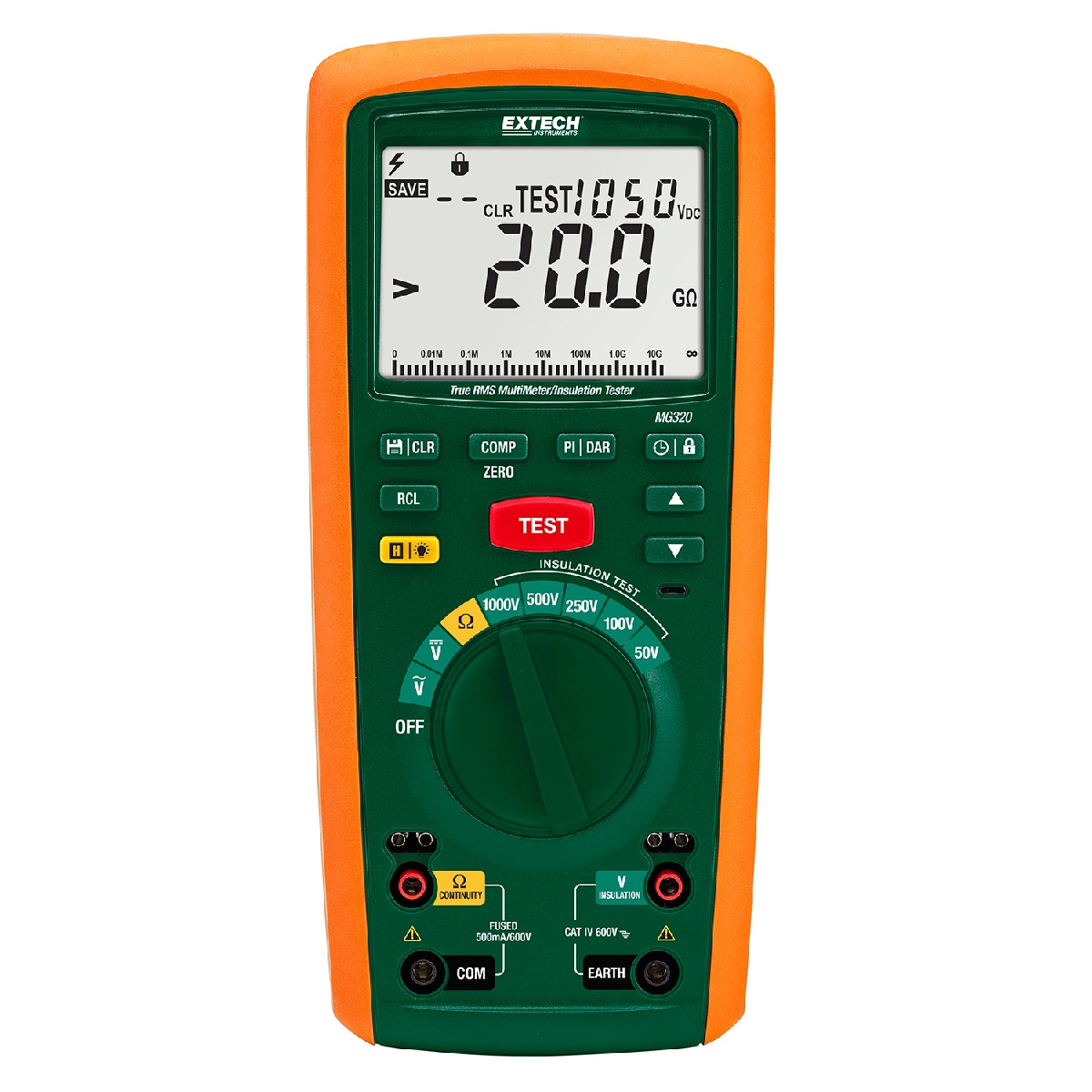 EXTECH MG320 - CAT IV isolationsprovare, True RMS multimeter