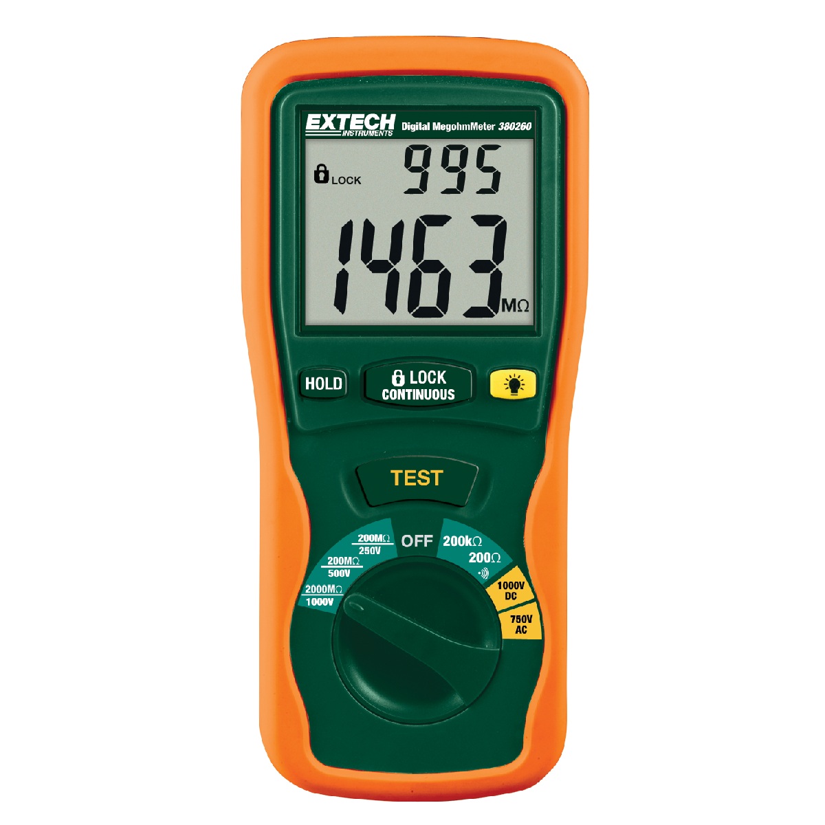 EXTECH 380260 - Autoranging Digital Megaohmmeter