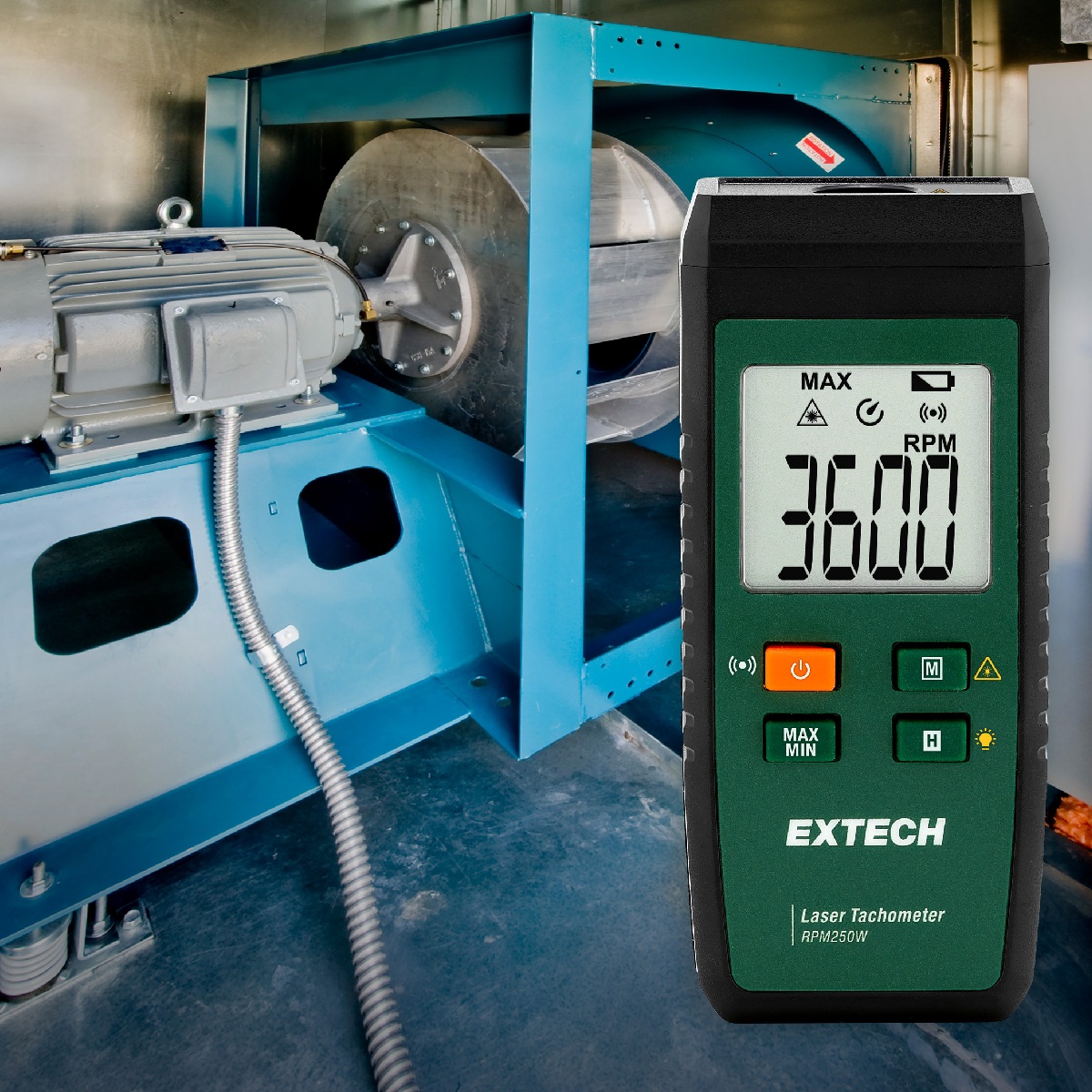 EXTECH RPM250W - Laservarvräknare med anslutning till ExView-appen