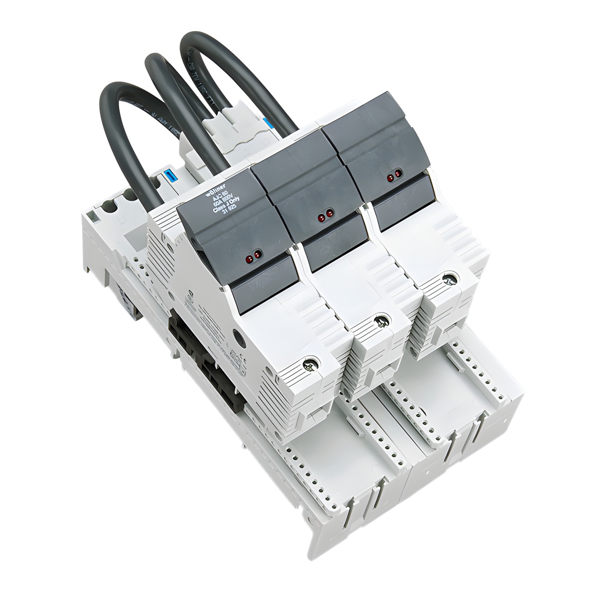 31970 Adapterpl.m.säkr.hållare f.Class J 35-60A,27x60,Sys60