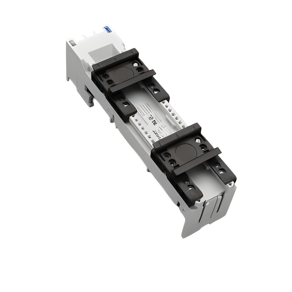 32436 Adapterpl. 25A, 2 DIN, ansl.kläm, 45x200mm. Sys60