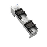 32436 Adapterpl. 25A, 2 DIN, ansl.kläm, 45x200mm. Sys60