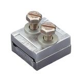 01990 Skarvklämma för 20-30x5,10mm skena, L= 40mm