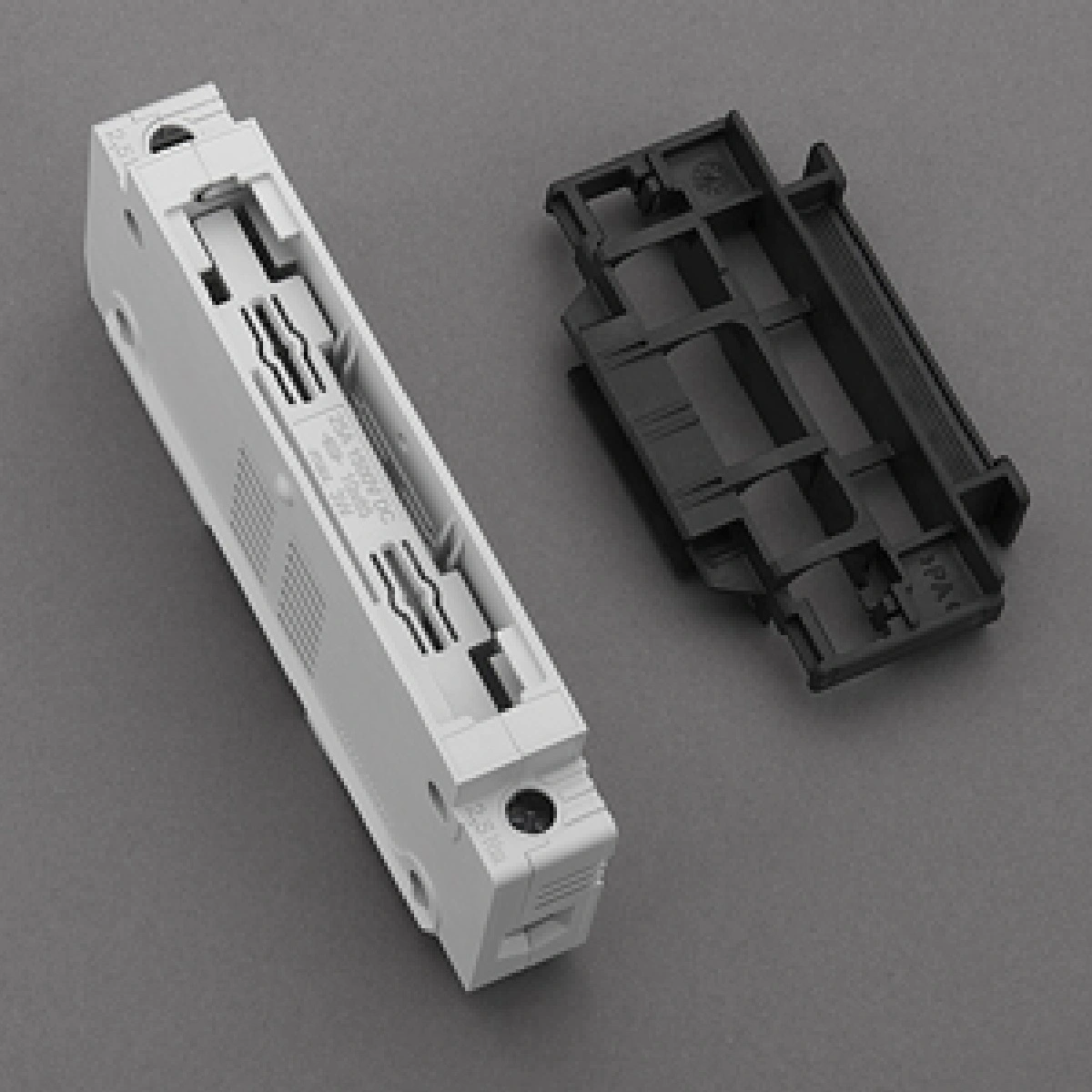 31555 Säkr.hållare 1-pol.f. cyl.säkr. 10x85,32A/1500VDC. SECUR