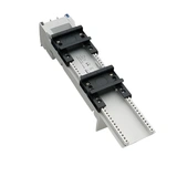 32472 Adapterpl. 80A, 2 DIN skenor, 54x260mm. Sys 60