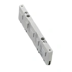01272 Skenhållare 3-pol+N+PE,med ändskydd,för 12X5,10mm