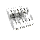 03763 NH-knivsäkr.underdel 3-pol, Stl 1, M10 ansl. m skydd