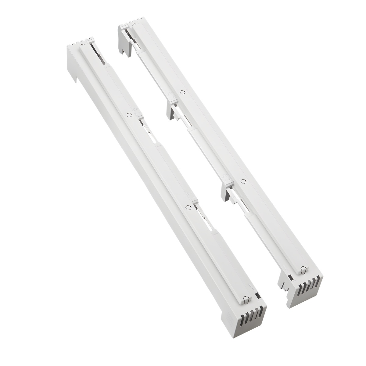 01431 Ändskydd, set med Vä+Hö, till skenhållare 01430. 185P