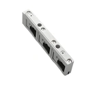 01508 Skenhållare 3-pol, UL, för 12,20,30x5, 10mm skena.Sys 60